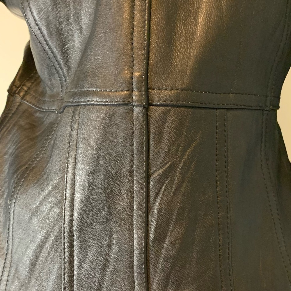 Studio Y Black LeatherNWT Women’s Jacket/Blazer size Small! - Picture 6 of 11